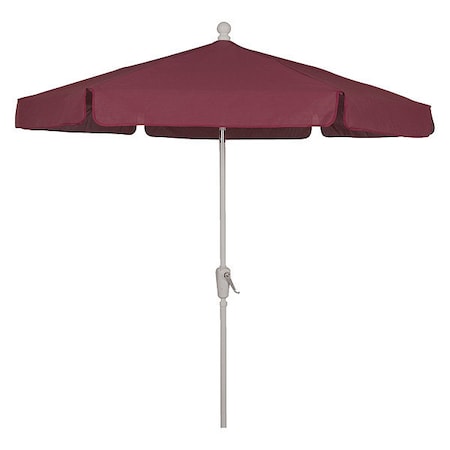 Garden Umbrella Crank White, Burgundy, 7.5 ft. MPN:7GCRW-BURGUNDY