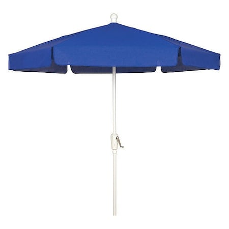 Garden Umbrella Crank White, Blue, 7.5 ft. MPN:7GCRW-PACIFIC BLUE