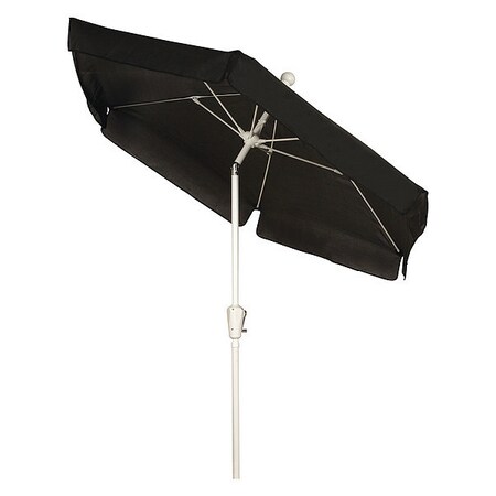 Garden Tilt Umbrella CrankW/Blk, 7.5 ft. MPN:7GCRW-T-BLACK