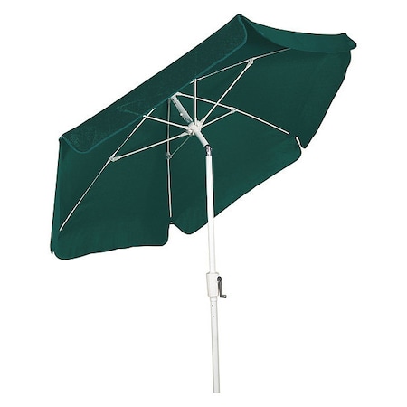 Garden Tilt Umbrella CrankW/Green, 7.5 ft. MPN:7GCRW-T-FOREST GREEN