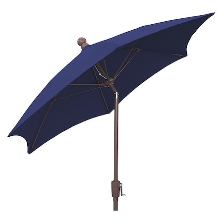 Patio Tilt Umbrella Crnk Navy Blue, 7.5Ft MPN:7HCRCB-T-NAVY BLUE