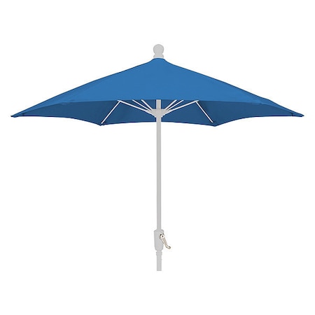 Patio Umbrella Crank White, Blue, 7.5 ft. MPN:7HCRW-PACIFIC BLUE