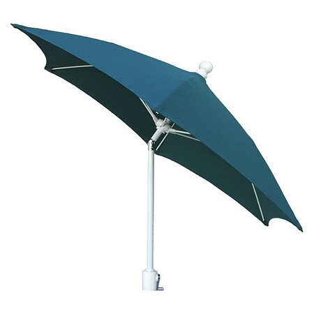 Patio Tilt Umbrella Crank White, Green, 7.5 ft. MPN:7HCRW-T-FOREST GREEN