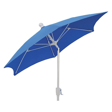 Patio Tilt Umbrella CrankW/Blue, 7.5 ft. MPN:7HCRW-T-PACIFIC BLUE