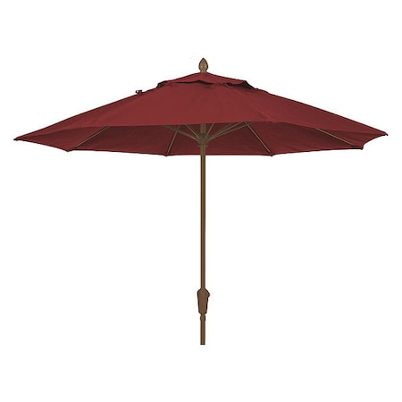 Market Umbrella 8Rib Cb Crank, Burgundy, 7.5ft. MPN:7MCRCB-4631