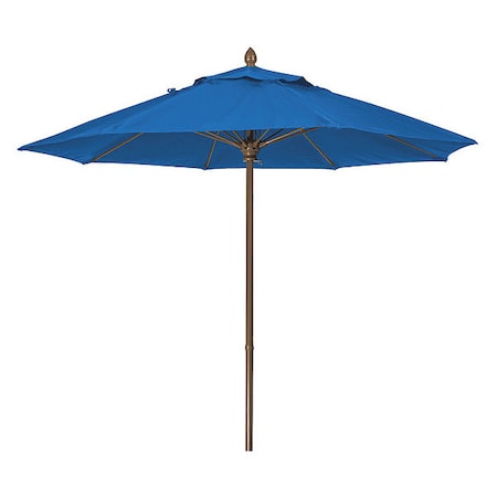 Mrkt Umbrella 8Rib Push Up Cb, Blue, 7.5Ft MPN:7MPUCB-4601
