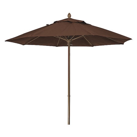 Mrkt Umbrella 8Rib PushUp Cb, Brown, 7.5Ft MPN:7MPUCB-4621