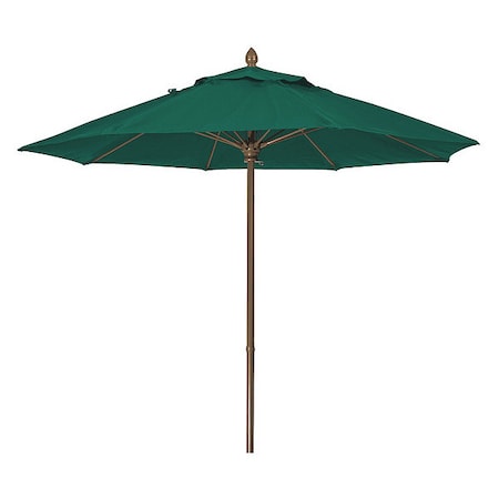 Market Umbrella 8Rib Push Up Cb, Green, 7.5ft. MPN:7MPUCB-4637