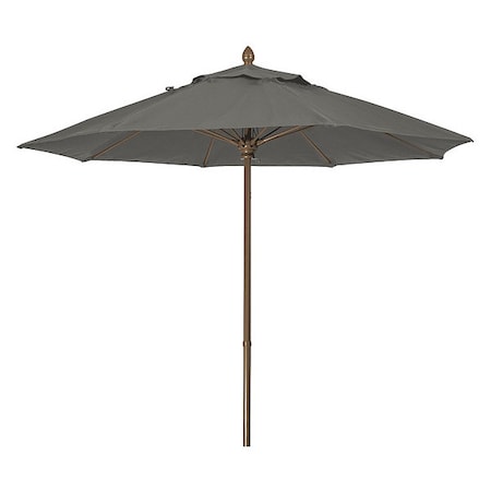 Mrkt Umbrella 8Rib Push Up Cb, Grey, 7.5Ft MPN:7MPUCB-4644