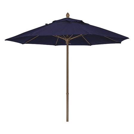 Mrkt Umbrella 8Rib Push Up Cb, Navy, 7.5Ft MPN:7MPUCB-4646