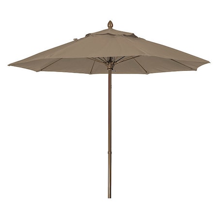 Mrkt Umbrella 8Rib PushUp Cb, Taupe, 7.5Ft MPN:7MPUCB-4648