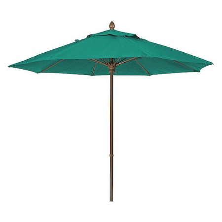 Mrkt Umbrella 8Rib Push Up Cb, Teal, 7.5Ft MPN:7MPUCB-5456