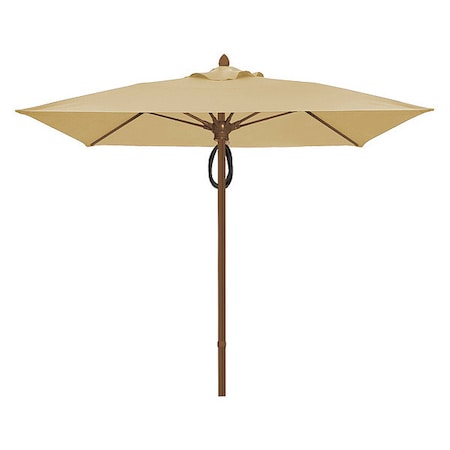 Mrkt Umbrella 4Rib Plly Pin, Linen, 7.5Ft MPN:7SQMPPCB-4633