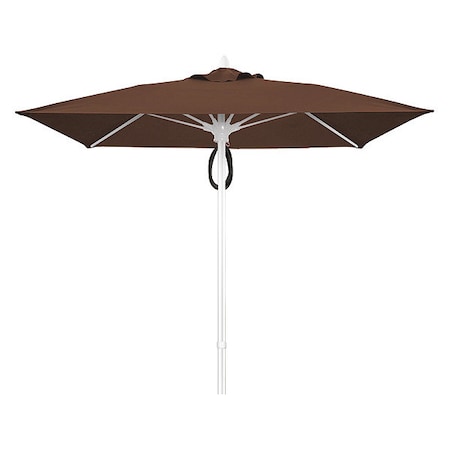 Mrkt Umbrella 4 Rib Plly Pin, Brown, 7.5Ft MPN:7SQMPPW-4621