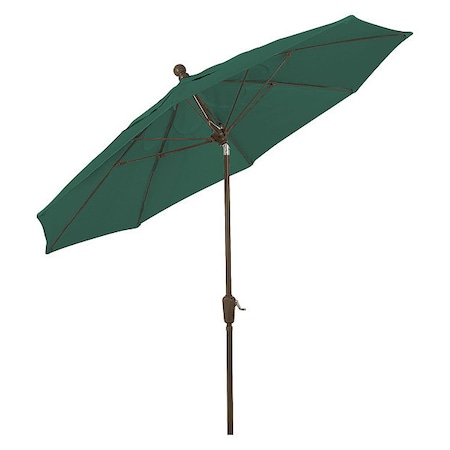 Home Patio Tilt Umbrella Crnk Cb, Grn, 9Ft MPN:9HCRCB-T-FOREST GREEN