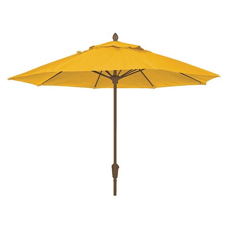 Market Umbrella 8Rib Crank Cb, Yellow, 9 ft. MPN:9MCRCB-4602