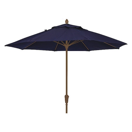Market Umbrella 8Rib Crank Cb, Navy, 9 ft. MPN:9MCRCB-4646