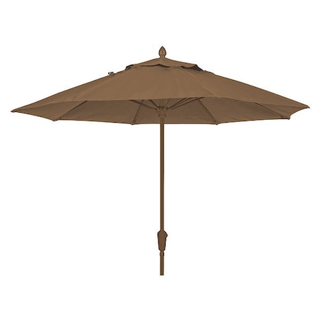 Market Umbrella 8Rib Crank Cb, Cocoa, 9 ft. MPN:9MCRCB-4676