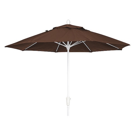 Market Umbrella 8Rib CrankW/Brown, 9 ft. MPN:9MCRW-4621