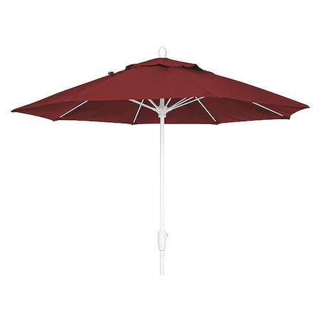 Market Umbrella 8Rib CrankW/Burgundy, 9 ft. MPN:9MCRW-4631