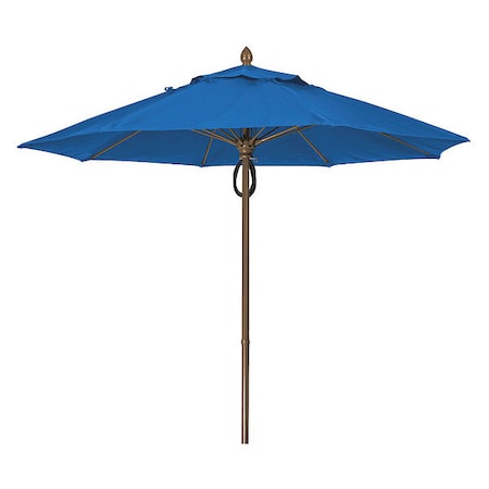 Market Umbrella 8Rib Pulley Pin Cb, Blue, 9ft. MPN:9MPPCB-4601