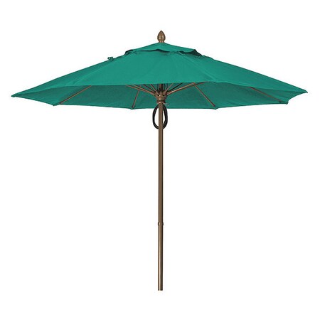 Market Umbrella 8Rib Pulley Pin Cb, Teal, 9ft. MPN:9MPPCB-5456