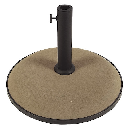 Cncrt Free Standing Umbrellas, Brown, 55Lb MPN:CB19C