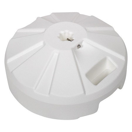 Plastic Umbrella Base Up To 50Lb, Wht, 16