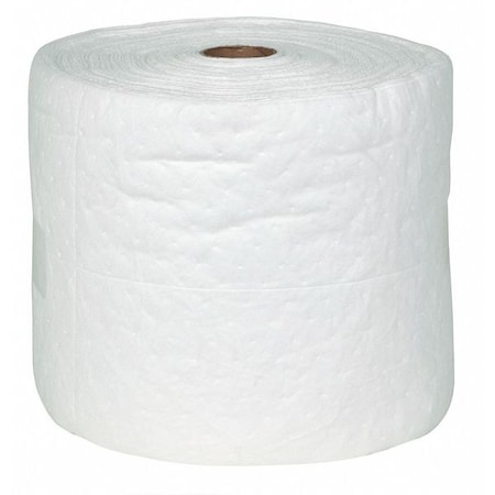 Sorbent Roll, Oil, 15 in x 150 ft, White MPN:PRSB1215