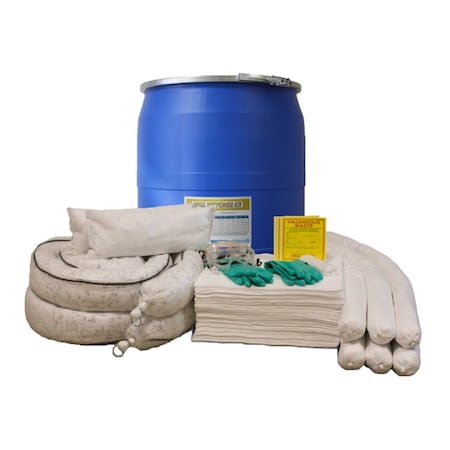 Spill Kit, Oil-Only, 55 gal. MPN:PKD550S