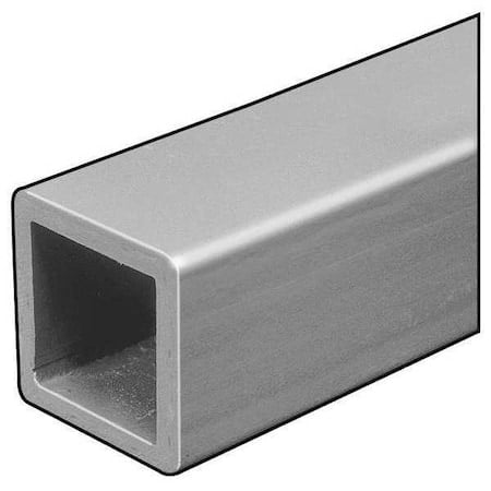 Sq Tube, ISOFR, Gry, 1/4 T x4 In OD Sq, 10Ft MPN:1644400.02