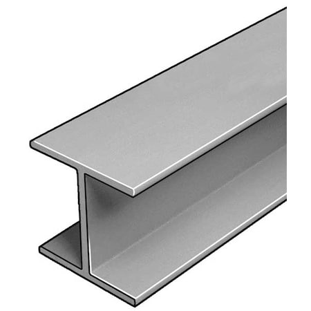 W-Beam, ISOFR, Gray, 4x4 In, 1/4 In Th, 10 Ft MPN:1674150.02