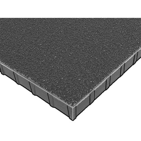 Fiberglass Molded Grating, 48 in Span, Grit-Top Surface, Corvex Resin, Dark Gray MPN:260226.03