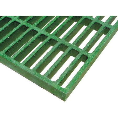 Fiberglass Molded Grating, 48 in Span, Grit-Top Surface, Corvex Resin, Green MPN:264307.02
