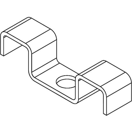 Grating Clip, For Screw Size 1/4 in, 316 Stainless Steel, Unfinished, 25 PK MPN:710200/25