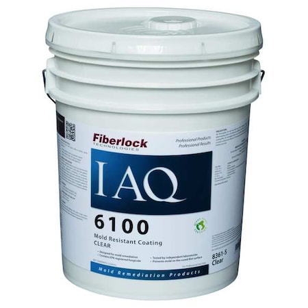 Mold-Resistant Coating, 5 gal. Pail, Very Slight, Clear MPN:8361-5