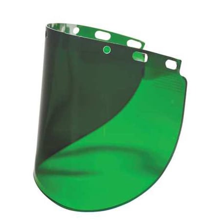 Face Shield Visor, Green Visor, Polycarbonate, Uncoated Lens, Green MPN:4178IRUV3