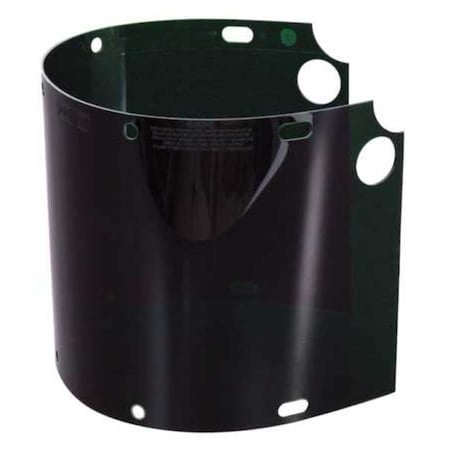 Faceshield Window, IRUV 5.0 Visor, Polycarbonate, Uncoated Lens, Black MPN:6750IRUV5