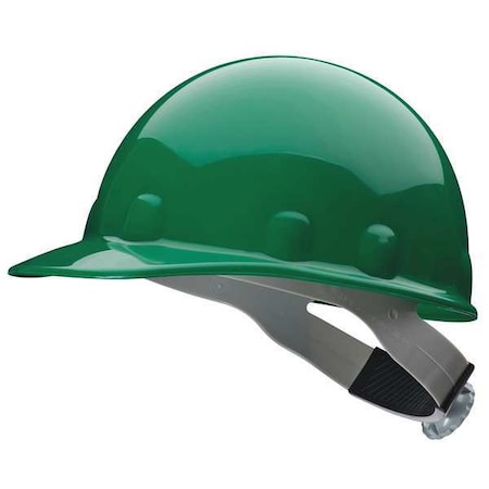Hard Hat, Super Eight E2, Thermoplastic, 8 Point Ratchet, Type 1, Class E, Green MPN:E2SW74A000
