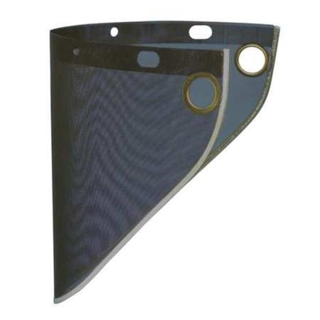 Faceshield Screen Visor, Black Visor, 9 3/4 in Height, Uncoated Lens, Black MPN:S199