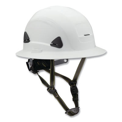 Sfty Helmet Full Brim Non-Ventd Cls E Wh MPN:CSH12001