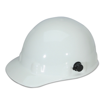 White Thermoplastic Superlectric Cap w/3-S S MPN:E2QSW01A000