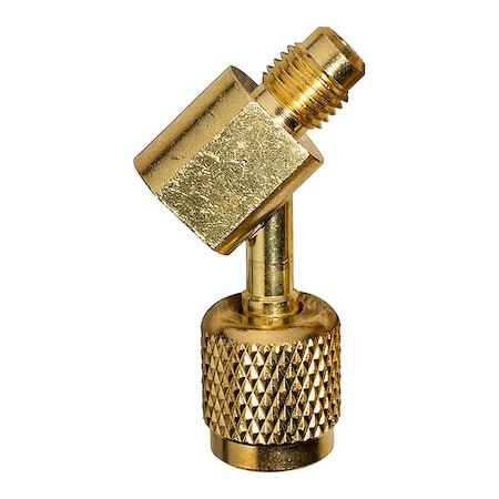 Adapter, 45 Deg, 2 1/2 in L, Brass, 870 psi MPN:RHCM45