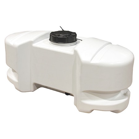 Tank, w/ Lid, Drain Plug, White, 30 gal. MPN:5169265