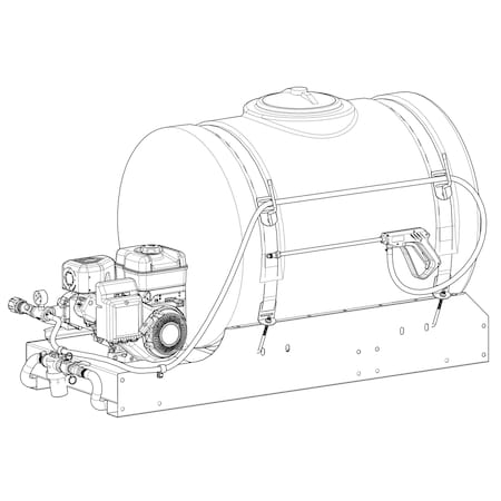 110Gal Skid Sprayer MPN:5301052