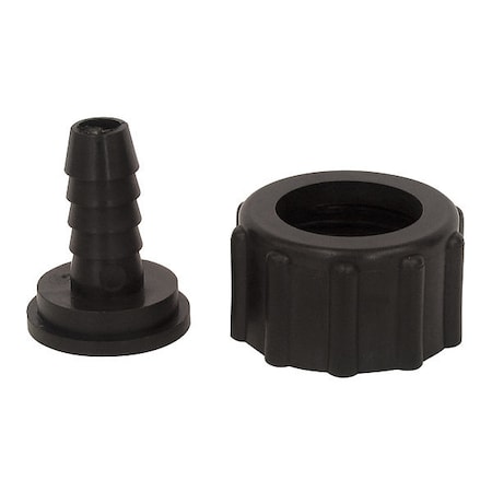 Poly Swivel Hose Barb, 3/8