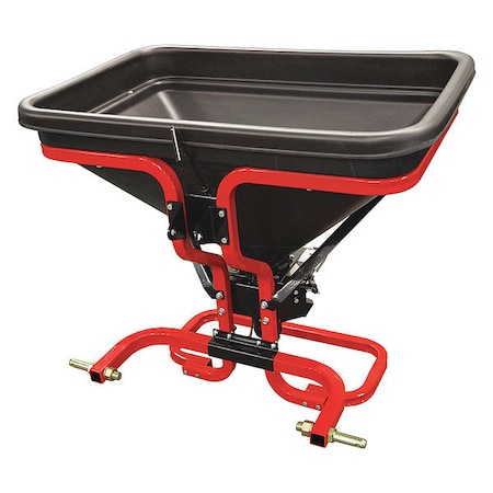 4.5 cu ft Broadcast Spreader For Dry Material, 5 to 45 ft Spread MPN:DMS-3PT-12V-5.0