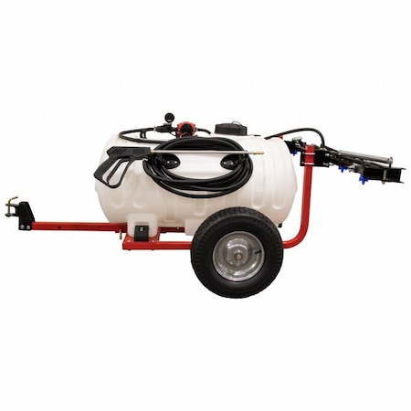 65 Gallon Lawn and Garden Trailer Sprayer W/ 7 Nozzle Boom MPN:TRL-65-12V-7