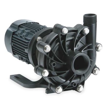 2 HP PVDF Magnetic Drive Pump 208-230/460V 2