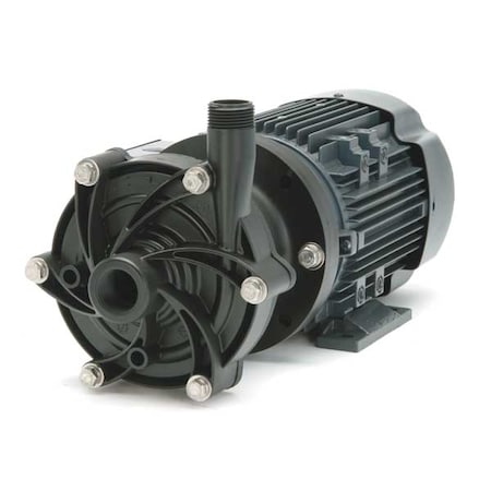 1/2 HP PVDF Magnetic Drive Pump 115/208-230V 1